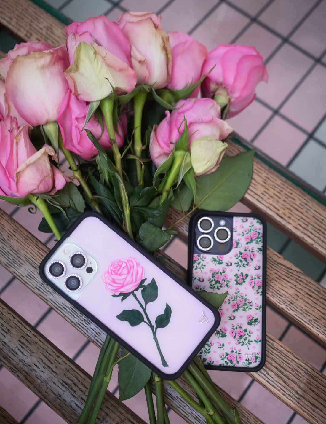 Wildflower Cases Pink Rose iPhone 16 Pro Max Case