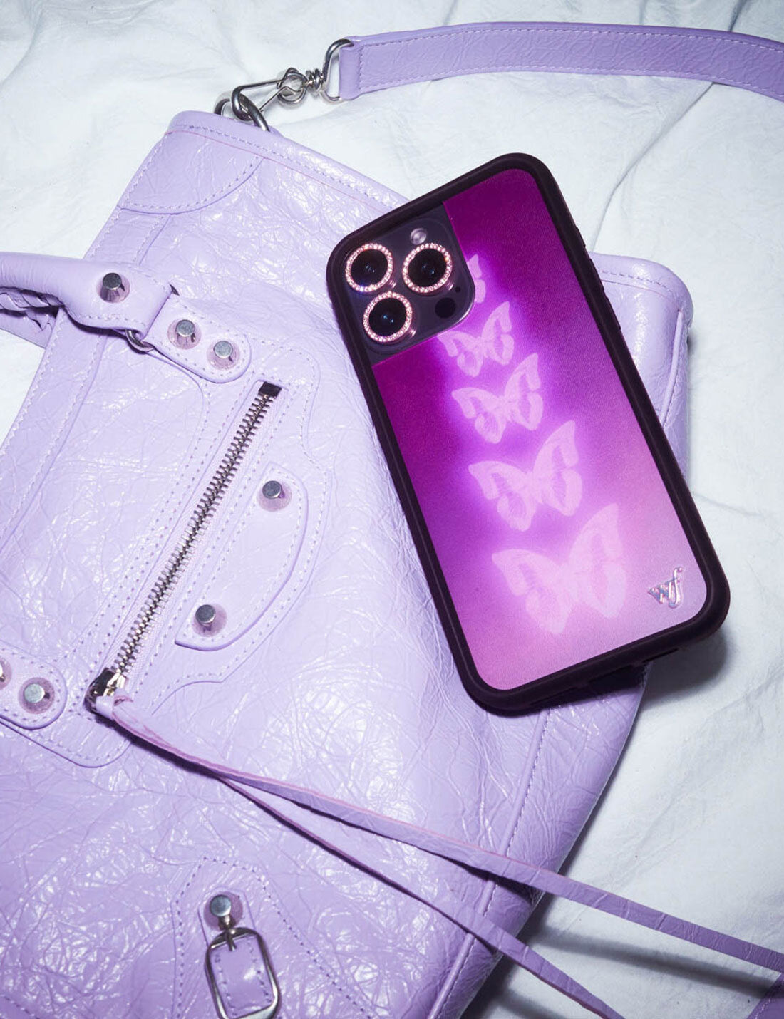 Wildflower Cases Neon Butterfly iPhone 16 Pro Max Case