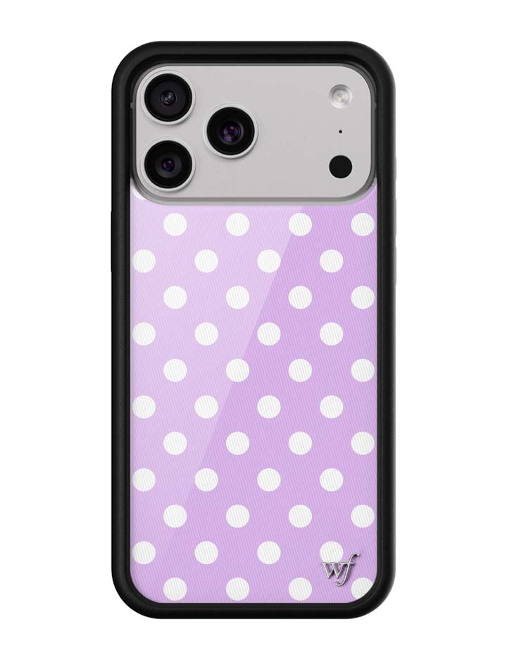 Wildflower Cases Polka Dot - Lavender and White iPhone 18 Pro Max / Standard Case