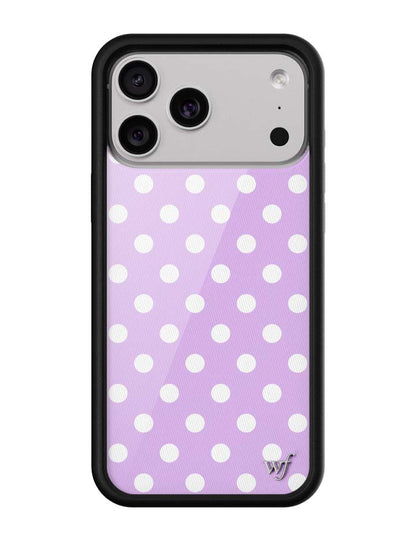 Wildflower Cases Polka Dot - Lavender and White iPhone 18 Pro Max / Standard Case