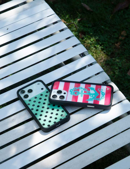 Wildflower Cases Polka Dot - Turquoise and Black iPhone 18 Pro Max Case