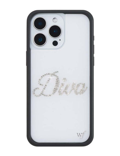 Wildflower Cases Frankies Bikinis Rhinestone Diva iPhone 15 Pro Max Case