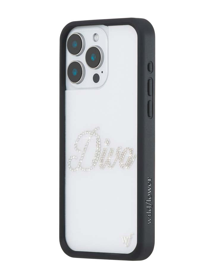 Wildflower Cases Frankies Bikinis Rhinestone Diva iPhone 15 Pro Max Case