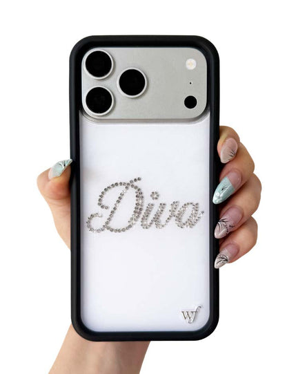 Wildflower Cases Frankies Bikinis Rhinestone Diva iPhone 15 Pro Max Case