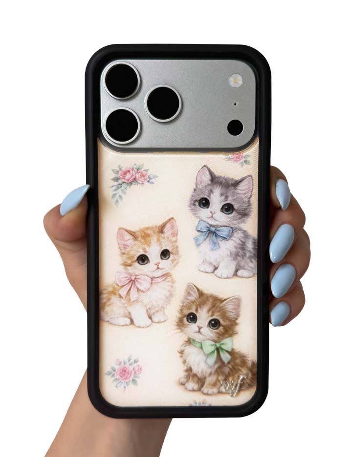 Wildflower Cases Vintage Kittens iPhone 18 Pro Max Case