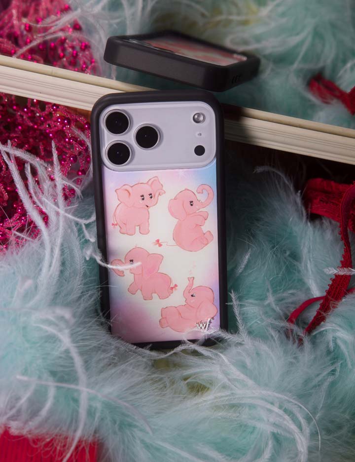 Wildflower Cases Pink Elephants iPhone 18 Pro Max Case