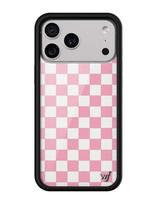 Wildflower Cases Checkers - Pink iPhone 18 Pro Max Case