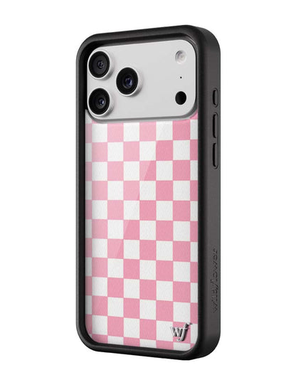 Wildflower Cases Checkers - Pink iPhone 18 Pro Max Case