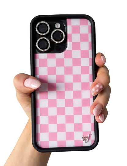 Wildflower Cases Checkers - Pink iPhone 18 Pro Max Case