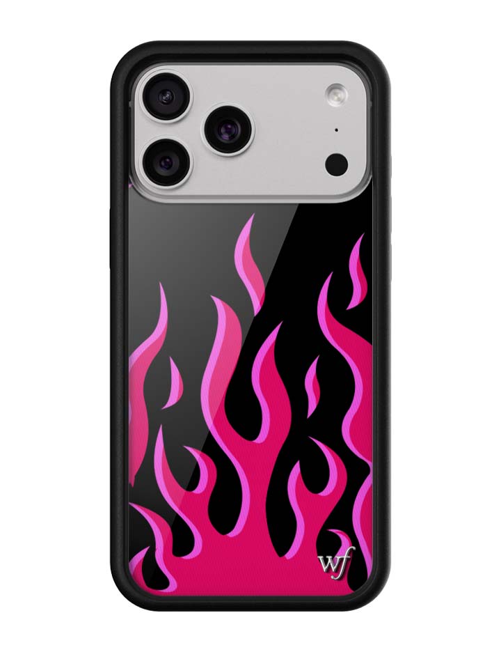 Wildflower Cases Flames - Black & Red iPhone 18 Pro Max Case