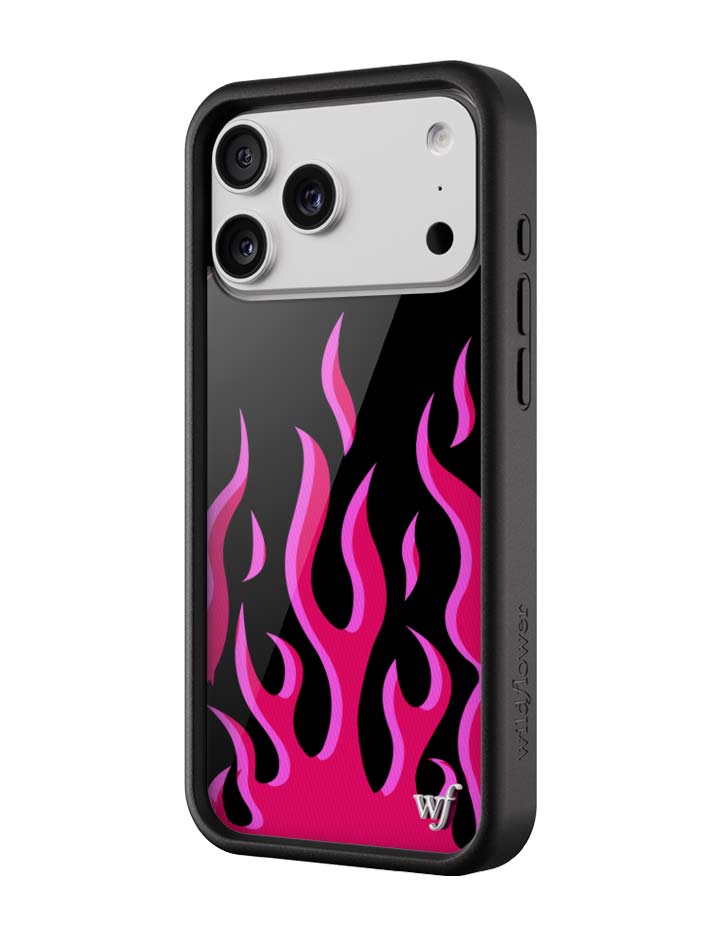 Wildflower Cases Flames - Black & Red iPhone 18 Pro Max Case