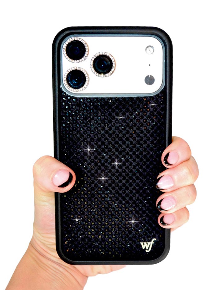 Wildflower Cases Rhinestone  - BlackiPhone 17 Case