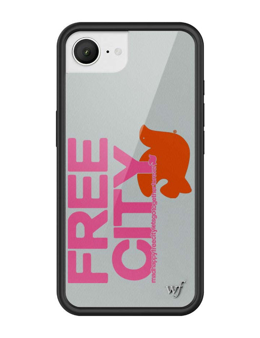 Wildflower Cases THE MADHAPPY & FREECITY TOGETHERFOREVER - GREY & PINK iPhone 17e Case