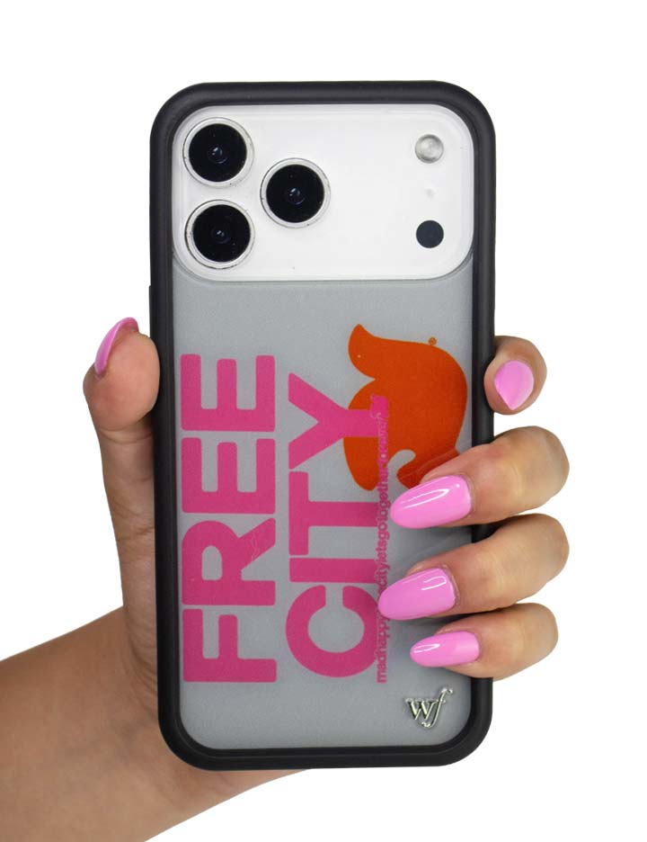 Wildflower Cases THE MADHAPPY & FREECITY TOGETHERFOREVER - GREY & PINK iPhone 17e Case
