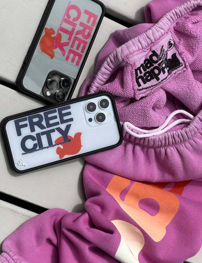Wildflower Cases THE MADHAPPY & FREECITY TOGETHERFOREVER - GREY & PINK iPhone 17e Case