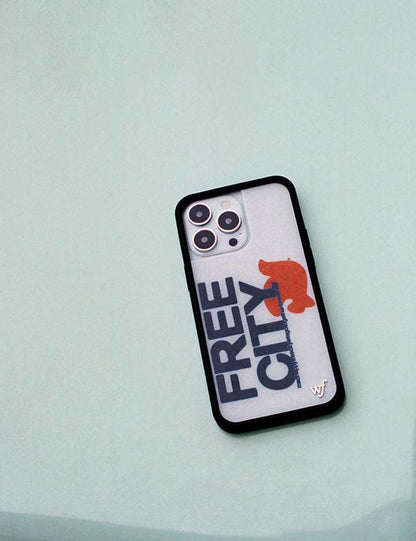 Wildflower Cases THE MADHAPPY & FREECITY TOGETHERFOREVER - WHITE & NAVY iPhone 17e Case