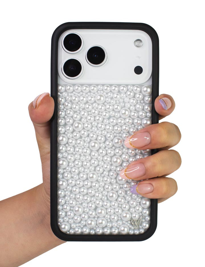 Wildflower Cases Pearl - White iPhone 18 Pro Max Case