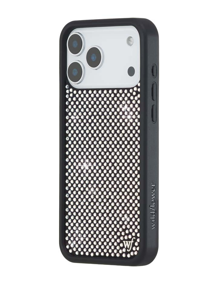 Wildflower Cases Rhinestone  - WhiteiPhone 18 Pro Max Case