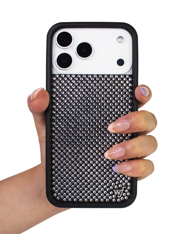 Wildflower Cases Rhinestone  - WhiteiPhone 18 Pro Max Case