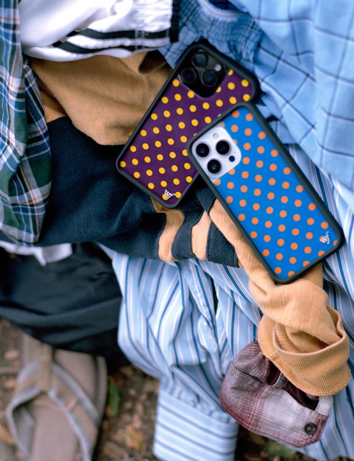 Wildflower Cases Polka Dot - Purple and Yellow iPhone 18 Pro Max Case