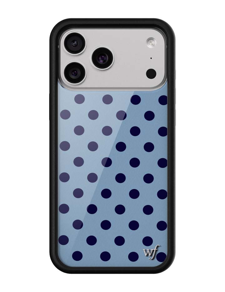 Wildflower Cases Polka Dot - Blue and Navy Blue iPhone 18 Pro Max / Standard Case