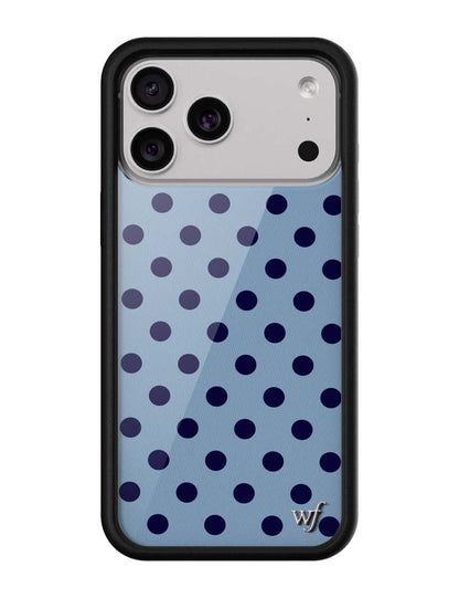 Wildflower Cases Polka Dot - Blue and Navy Blue iPhone 18 Pro Max / Standard Case