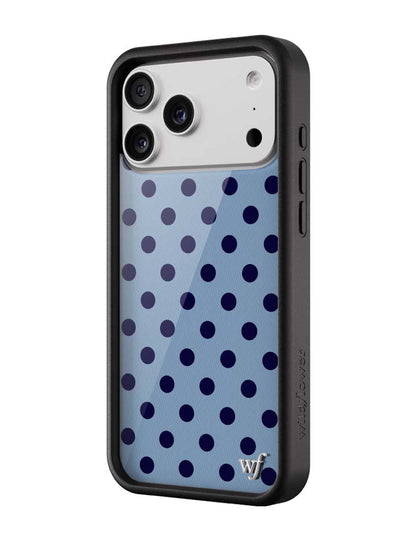 Wildflower Cases Polka Dot - Blue and Navy Blue iPhone 18 Pro Max / Standard Case