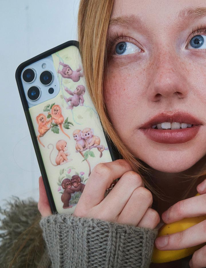 Wildflower Cases Monkey Biz iPhone Air Case