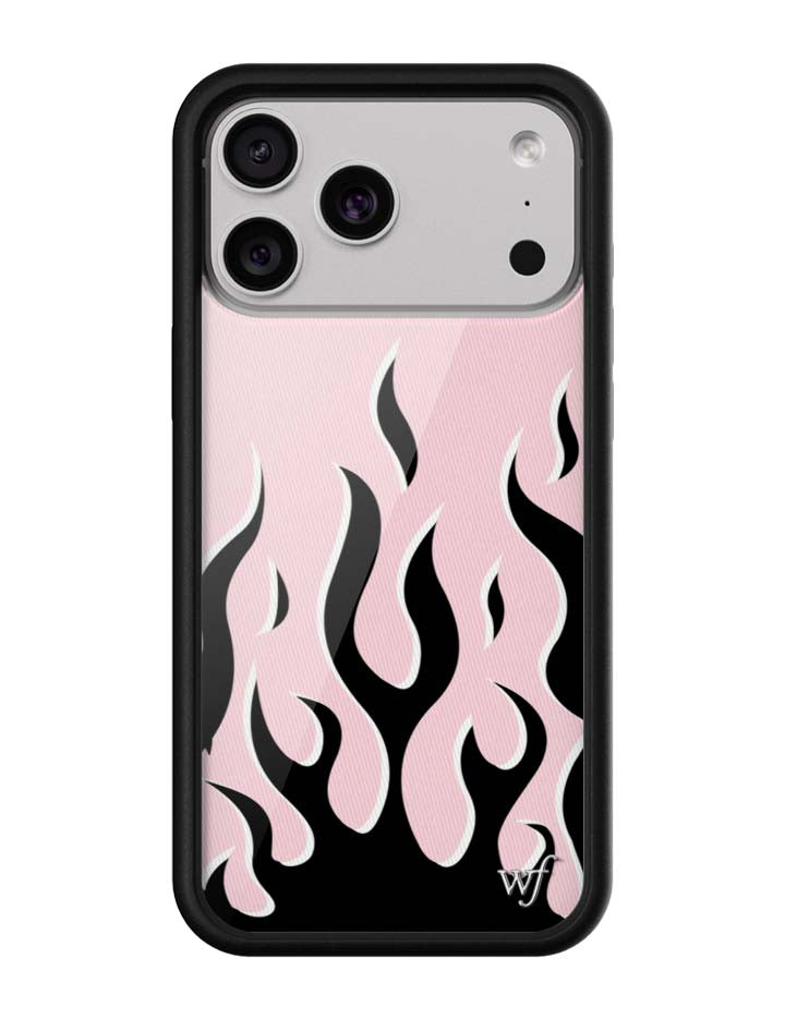 Wildflower Cases Flames - Pink & Black iPhone 18 Pro Max Case
