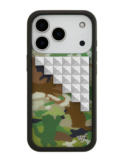 Wildflower Cases Cat Camo Stud iPhone 17 Pro Case