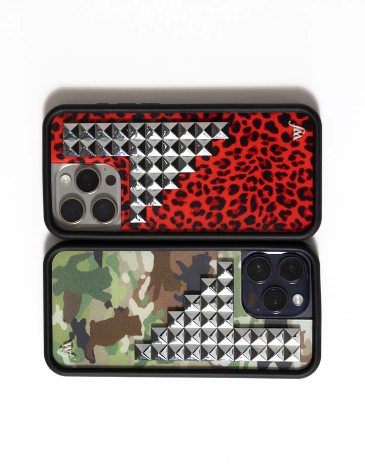 Wildflower Cases Cat Camo Stud iPhone 17 Pro Case