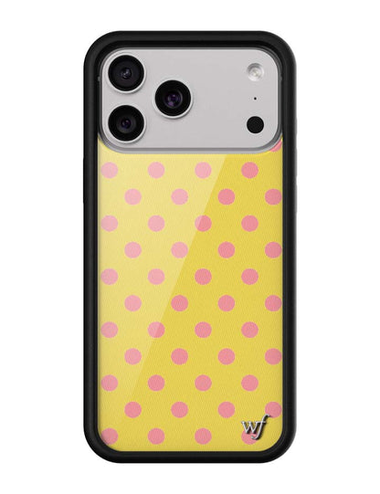 Wildflower Cases Polka Dot - Yellow and Pink iPhone 18 Pro Max Case