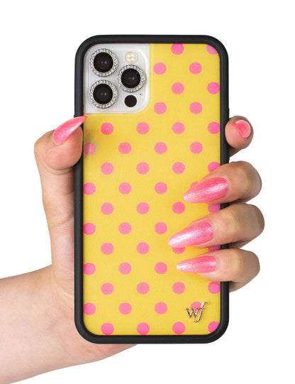 Wildflower Cases Polka Dot - Yellow and Pink iPhone 18 Pro Max Case