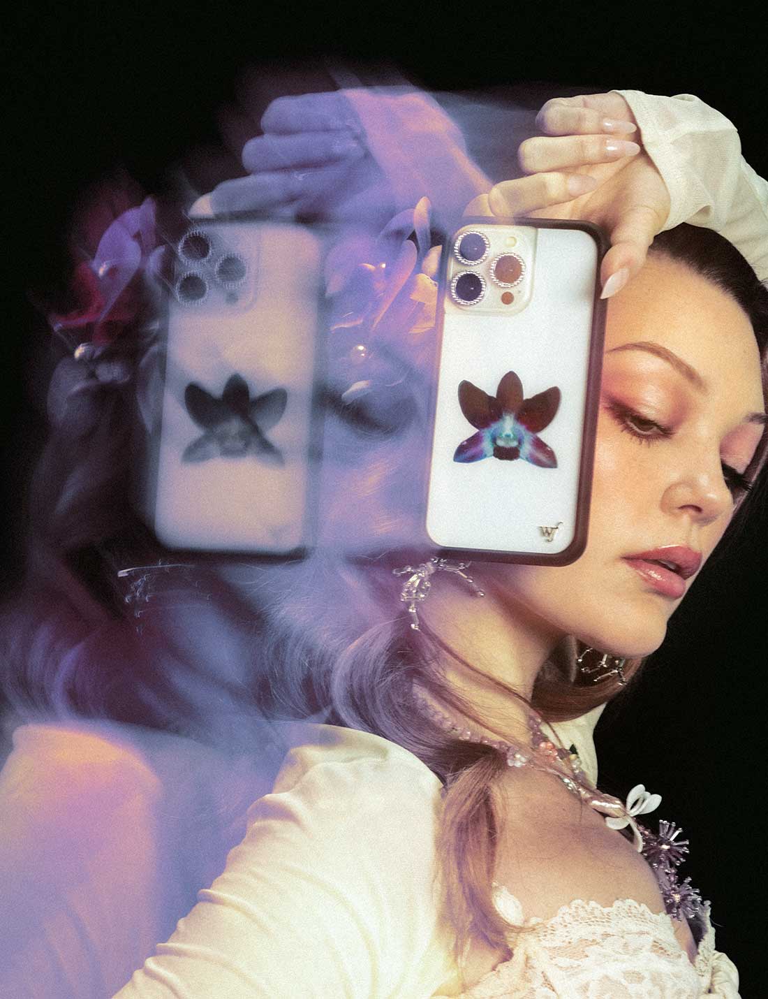 Wildflower Cases Orchid - White iPhone 17e Case