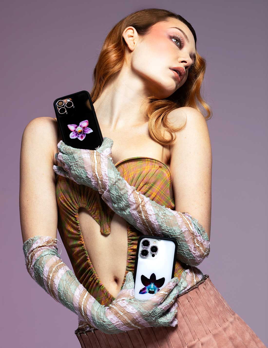Wildflower Cases Orchid - White iPhone 17e Case