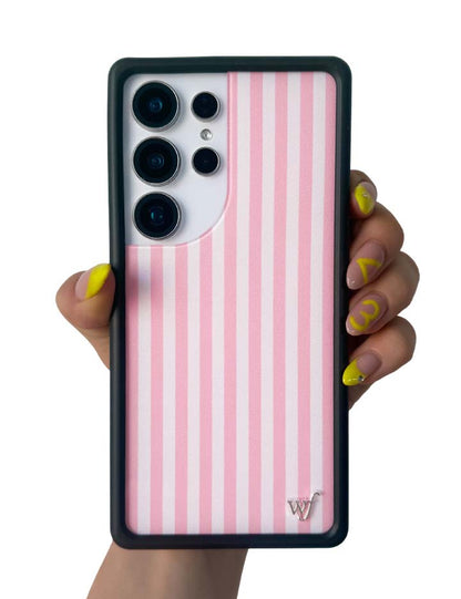 Wildflower Cases Pink Stripes Samsung Galaxy CaseGalaxy S25 Ultra Case