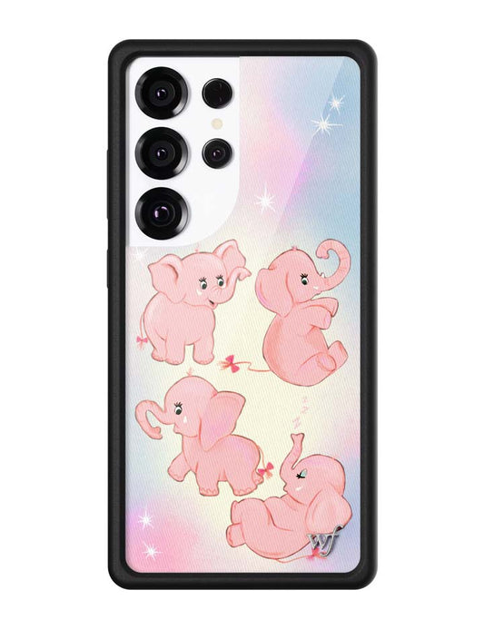 Wildflower Cases Pink Elephants Samsung Galaxy CaseGalaxy S25 Ultra Case