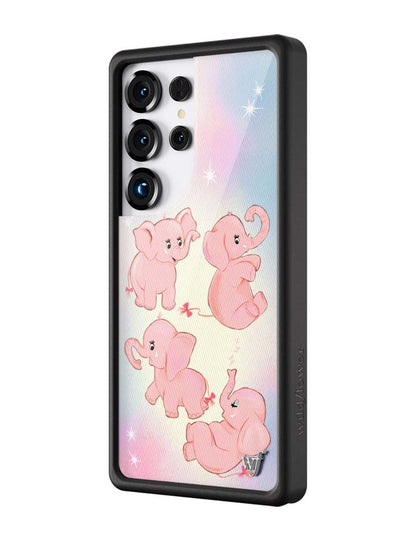 Wildflower Cases Pink Elephants Samsung Galaxy CaseGalaxy S25 Ultra Case