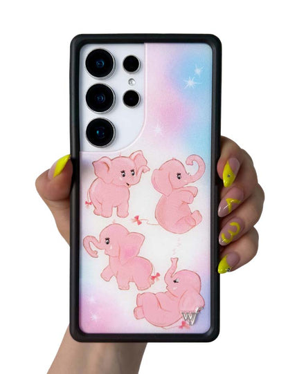 Wildflower Cases Pink Elephants Samsung Galaxy CaseGalaxy S25 Ultra Case