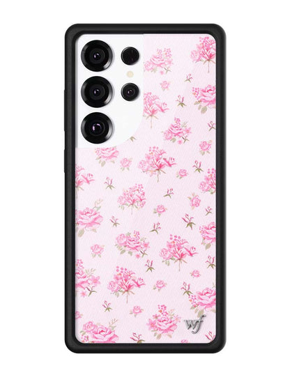 Wildflower Cases Forget Me Not Floral - Pink Samsung Galaxy CaseGalaxy S25 Ultra Case