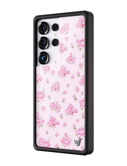 Wildflower Cases Forget Me Not Floral - Pink Samsung Galaxy CaseGalaxy S25 Ultra Case