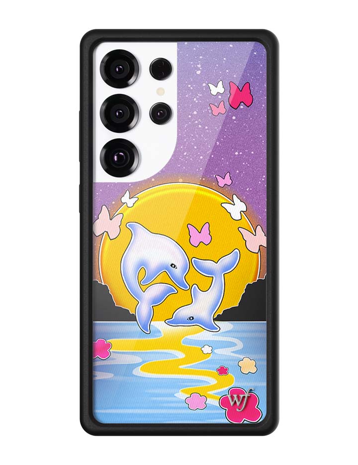 Wildflower Cases Dolphin Sunset Samsung Galaxy CaseGalaxy S25 Ultra Case