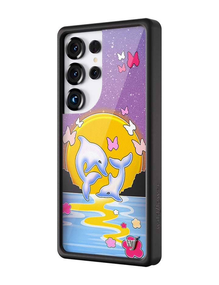Wildflower Cases Dolphin Sunset Samsung Galaxy CaseGalaxy S25 Ultra Case