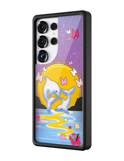 Wildflower Cases Dolphin Sunset Samsung Galaxy CaseGalaxy S25 Ultra Case