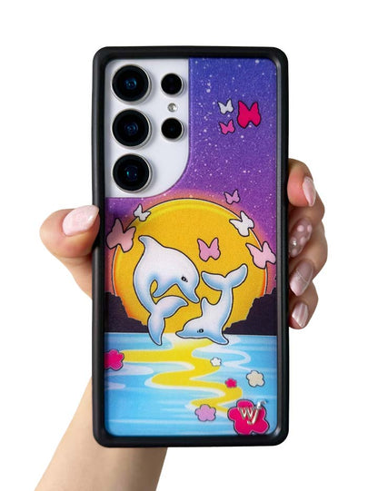 Wildflower Cases Dolphin Sunset Samsung Galaxy CaseGalaxy S25 Ultra Case