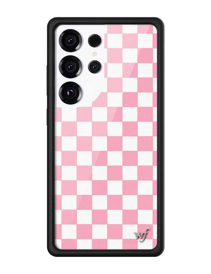 Wildflower Cases Checkers - Pink Samsung Galaxy CaseGalaxy S25 Ultra Case