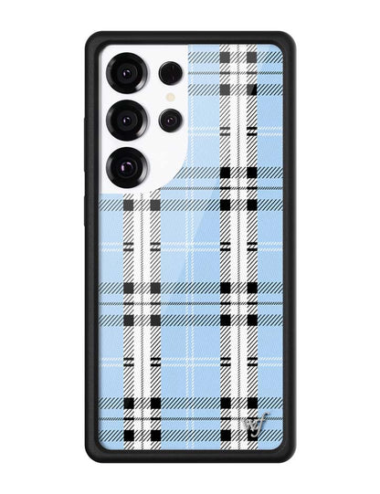 Wildflower Cases Plaid - Blue Samsung Galaxy CaseGalaxy S25 Ultra Case