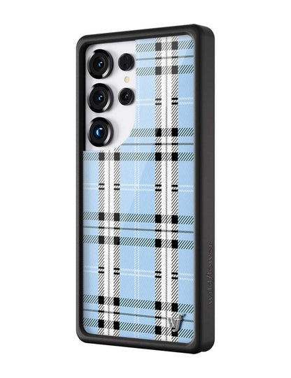 Wildflower Cases Plaid - Blue Samsung Galaxy CaseGalaxy S25 Ultra Case