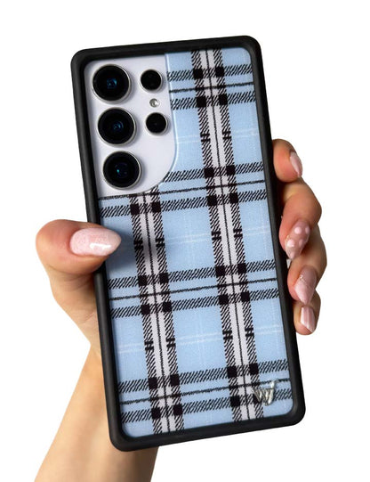 Wildflower Cases Plaid - Blue Samsung Galaxy CaseGalaxy S25 Ultra Case