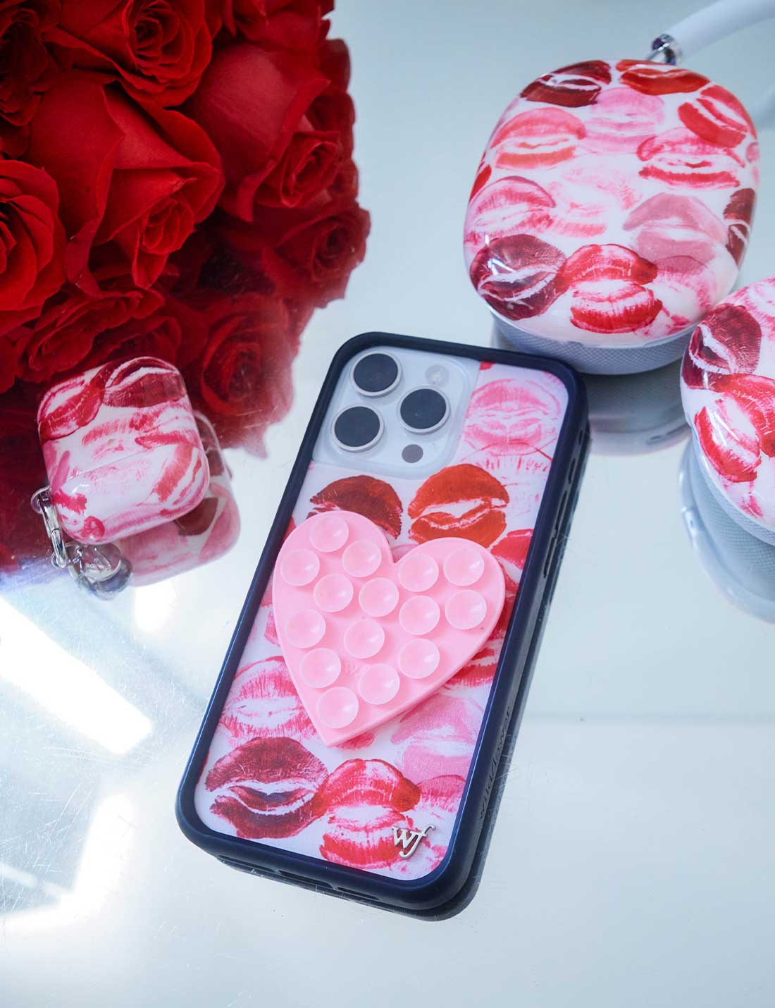 Wildflower Cases Heart Selfie Stickeez – Pink
